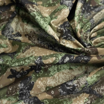 Джинс облегченный потертый камуфляж