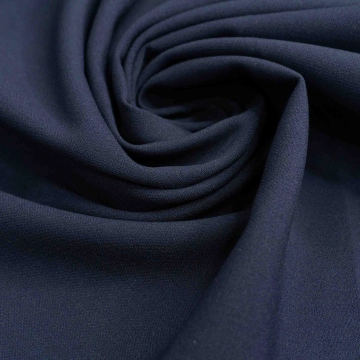 Костюмная ткань фактурная темно-синяя