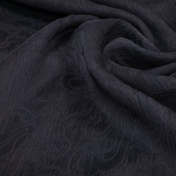 Вискоза Dolc жаккардовая черная