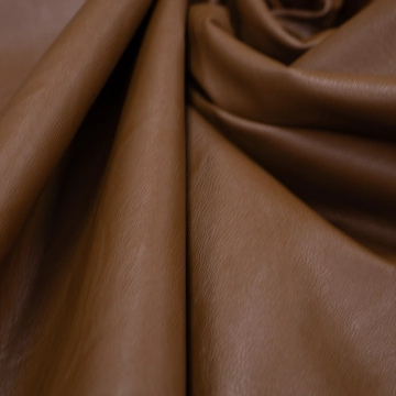 Искусственная кожа на хлопке карамельная