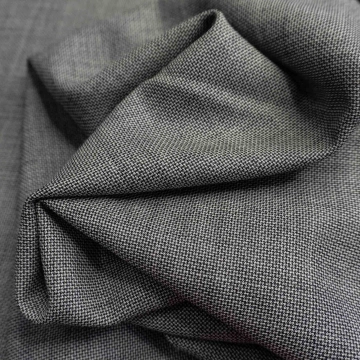 Шерсть пье де пуль мелкая черно-белая