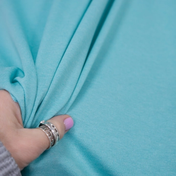 Футер голубо-бирюзовый