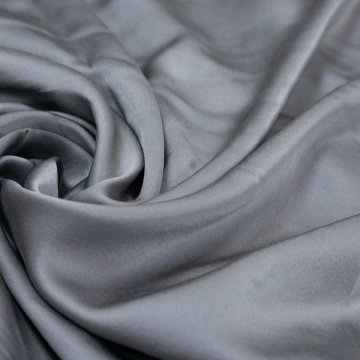 Шелк атлас серый