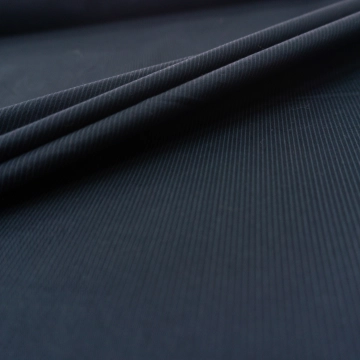 Хлопок стрейч темно-синяя полоска