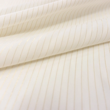 Вискоза в полоску с люрексом золотым