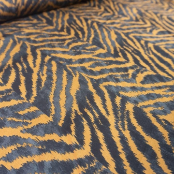 Вискозный шелк тигриный принт