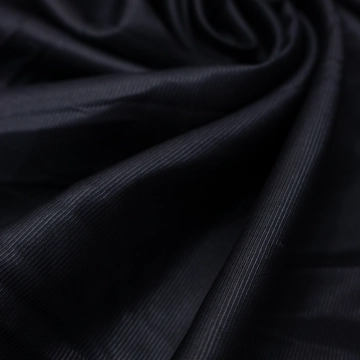 Шелк натуральный твил черно-шоколадный